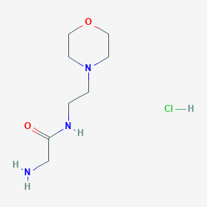 2-amino-N-[2-(morpholin-4-yl)ethyl]acetamide hydrochloride