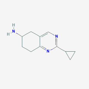 2-Cyclopropyl-5,6,7,8-tetrahydroquinazolin-6-amine