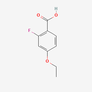molecular formula C9H9FO3 B1320308 4-乙氧基-2-氟苯甲酸 CAS No. 1206593-29-4