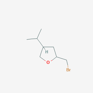 2-(Bromomethyl)-4-(propan-2-yl)oxolane