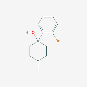 1-(2-Bromophenyl)-4-methylcyclohexan-1-ol