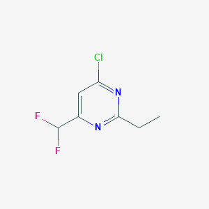 4-Chloro-6-difluoromethyl-2-ethyl-pyrimidine