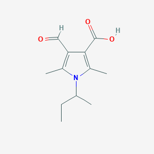 1-(Butan-2-yl)-4-formyl-2,5-dimethyl-1H-pyrrole-3-carboxylic acid