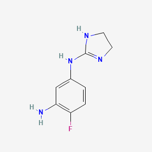 4-Fluoro-N1-(imidazolidin-2-ylidene)benzene-1,3-diamine