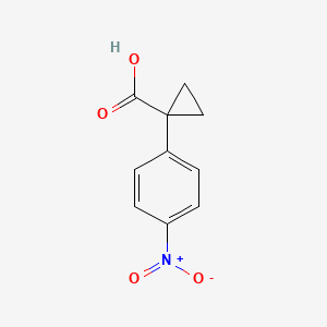 molecular formula C10H9NO4 B1320316 1-(4-硝基苯基)环丙烷羧酸 CAS No. 23348-99-4