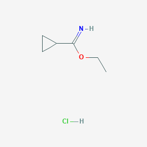 Ethyl cyclopropanecarbimidate hydrochloride