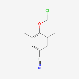 4-(Chloromethoxy)-3,5-dimethylbenzonitrile