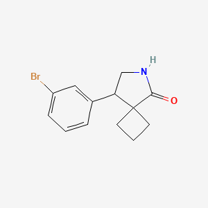 8-(3-Bromophenyl)-6-azaspiro[3.4]octan-5-one