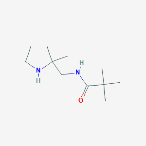 2,2-Dimethyl-N-[(2-methylpyrrolidin-2-yl)methyl]propanamide