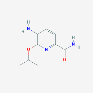 5-Amino-6-(propan-2-yloxy)pyridine-2-carboxamide