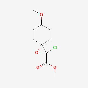 Methyl 2-chloro-6-methoxy-1-oxaspiro[2.5]octane-2-carboxylate