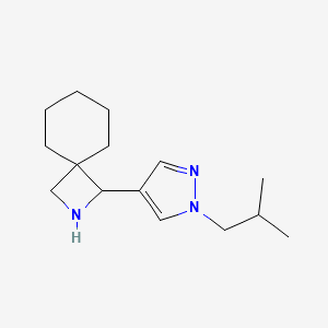 1-[1-(2-Methylpropyl)-1H-pyrazol-4-yl]-2-azaspiro[3.5]nonane