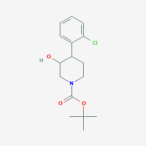 tert-Butyl 4-(2-chlorophenyl)-3-hydroxypiperidine-1-carboxylate