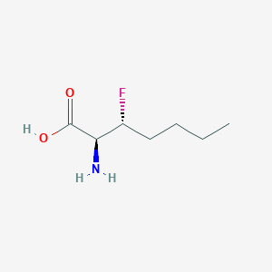B132033 (2S,3R)-2-amino-3-fluoroheptanoic acid CAS No. 149560-55-4