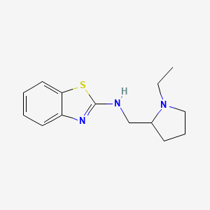 N-[(1-ethylpyrrolidin-2-yl)methyl]-1,3-benzothiazol-2-amine