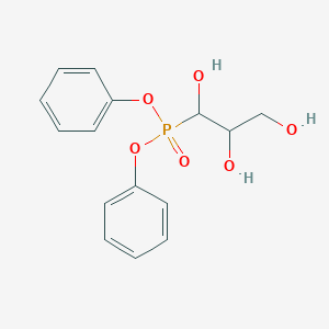 Diphenyl (1,2,3-trihydroxypropyl)phosphonate