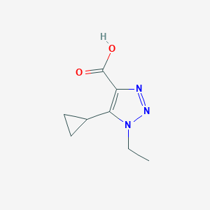 5-cyclopropyl-1-ethyl-1H-1,2,3-triazole-4-carboxylic acid