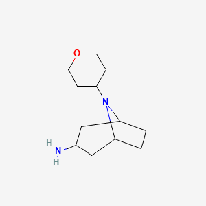 8-(Oxan-4-yl)-8-azabicyclo[3.2.1]octan-3-amine