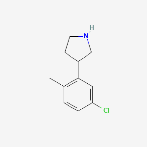 3-(5-Chloro-2-methylphenyl)pyrrolidine