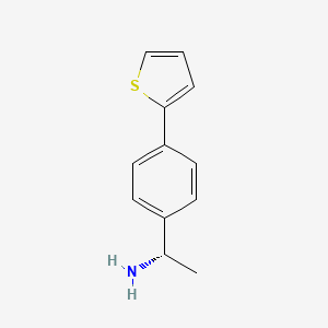 (1S)-1-(4-thien-2-ylphenyl)ethanamine