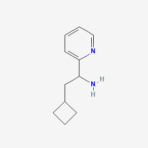 2-Cyclobutyl-1-(pyridin-2-yl)ethan-1-amine