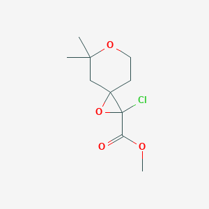 Methyl 2-chloro-5,5-dimethyl-1,6-dioxaspiro[2.5]octane-2-carboxylate