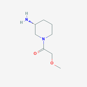 1-[(3R)-3-Aminopiperidin-1-yl]-2-methoxyethan-1-one