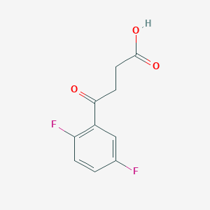 molecular formula C10H8F2O3 B1320358 4-(2,5-Difluorophenyl)-4-oxobutyric acid CAS No. 871127-78-5