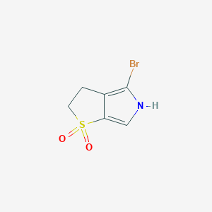 4-Bromo-2H,3H,5H-1lambda6-thieno[2,3-c]pyrrole-1,1-dione