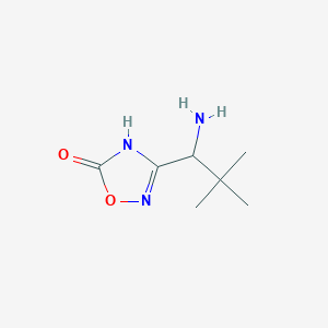 3-(1-Amino-2,2-dimethylpropyl)-1,2,4-oxadiazol-5-ol