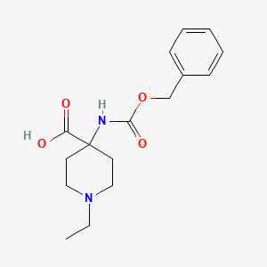 4-{[(Benzyloxy)carbonyl]amino}-1-ethylpiperidine-4-carboxylic acid