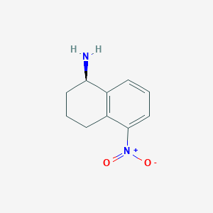 (1R)-5-Nitro-1,2,3,4-tetrahydronaphthalen-1-amine