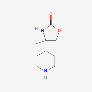 4-Methyl-4-(piperidin-4-yl)-1,3-oxazolidin-2-one