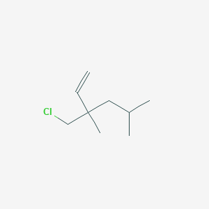 3-(Chloromethyl)-3,5-dimethylhex-1-ene