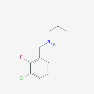 [(3-Chloro-2-fluorophenyl)methyl](2-methylpropyl)amine