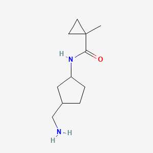 N-[3-(Aminomethyl)cyclopentyl]-1-methylcyclopropane-1-carboxamide