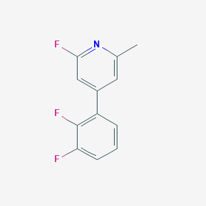 4-(2,3-Difluorophenyl)-2-fluoro-6-methylpyridine