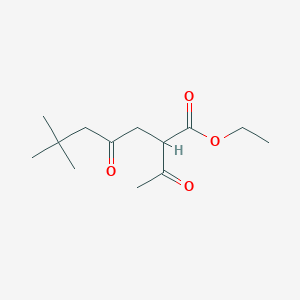 Ethyl 2-acetyl-6,6-dimethyl-4-oxoheptanoate