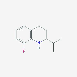 8-Fluoro-2-(propan-2-yl)-1,2,3,4-tetrahydroquinoline