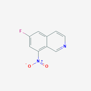 6-Fluoro-8-nitroisoquinoline