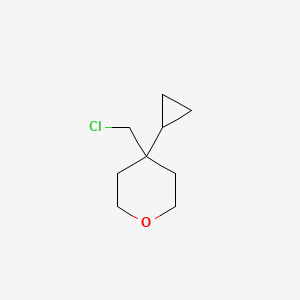 4-(Chloromethyl)-4-cyclopropyloxane