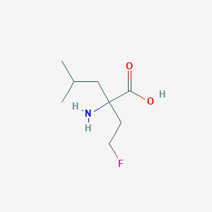 2-Amino-2-(2-fluoroethyl)-4-methylpentanoic acid