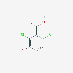 molecular formula C8H7Cl2FO B1320395 1-(2,6-Dichloro-3-fluorophenyl)ethanol CAS No. 756520-66-8