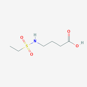 molecular formula C6H13NO4S B1320399 N-(乙磺酰基)-4-氨基丁酸 CAS No. 926247-39-4