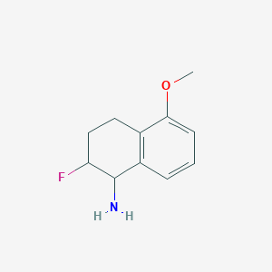 2-Fluoro-5-methoxy-1,2,3,4-tetrahydronaphthalen-1-amine