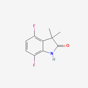 4,7-difluoro-3,3-dimethyl-2,3-dihydro-1H-indol-2-one