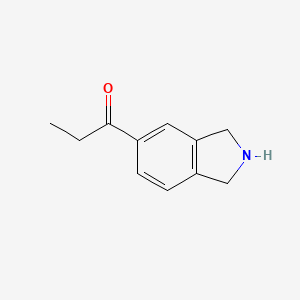 1-(2,3-dihydro-1H-isoindol-5-yl)propan-1-one