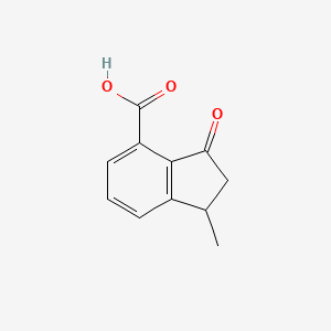 1-Methyl-3-oxo-2,3-dihydro-1H-indene-4-carboxylic acid