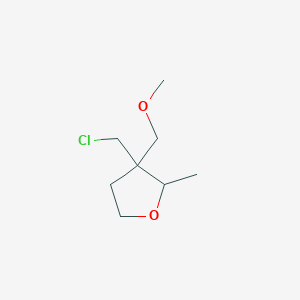 3-(Chloromethyl)-3-(methoxymethyl)-2-methyloxolane