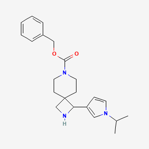 Benzyl 1-[1-(propan-2-yl)-1H-pyrrol-3-yl]-2,7-diazaspiro[3.5]nonane-7-carboxylate